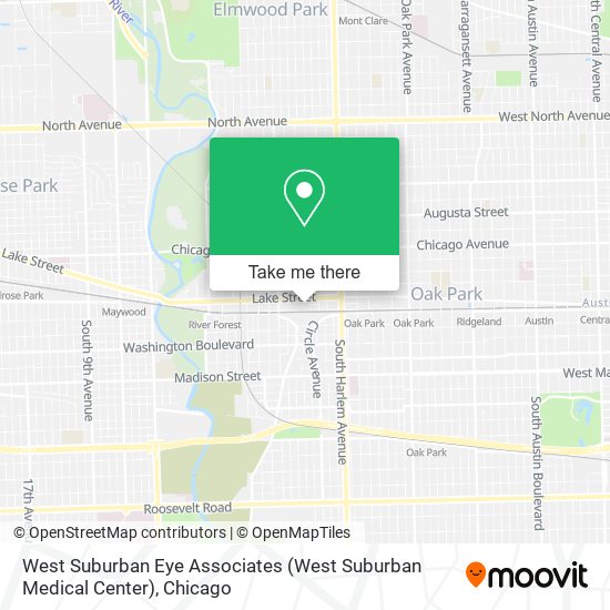 Mapa de West Suburban Eye Associates (West Suburban Medical Center)