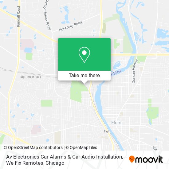 Mapa de Av Electronics Car Alarms & Car Audio Installation, We Fix Remotes