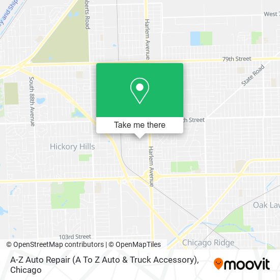 Mapa de A-Z Auto Repair (A To Z Auto & Truck Accessory)