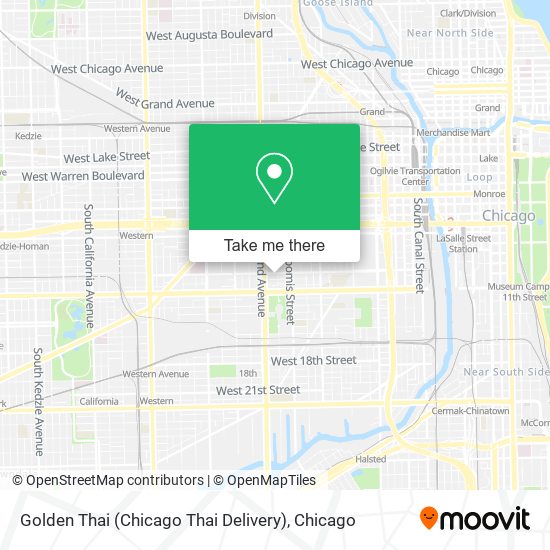 Golden Thai (Chicago Thai Delivery) map