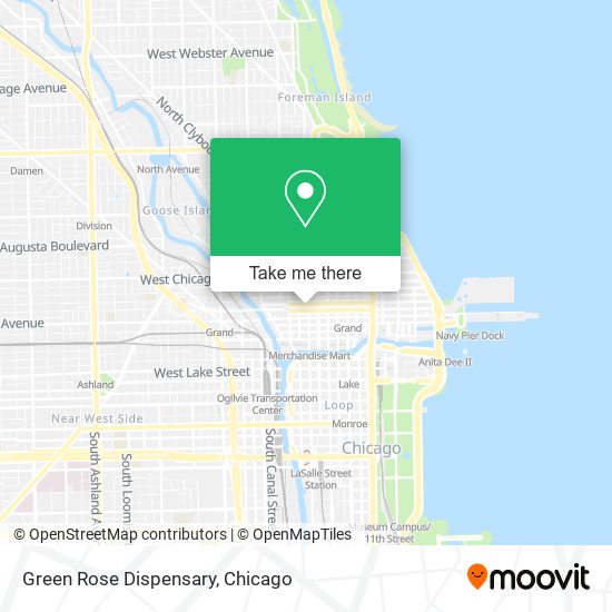 Green Rose Dispensary map