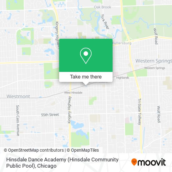 Mapa de Hinsdale Dance Academy (Hinsdale Community Public Pool)