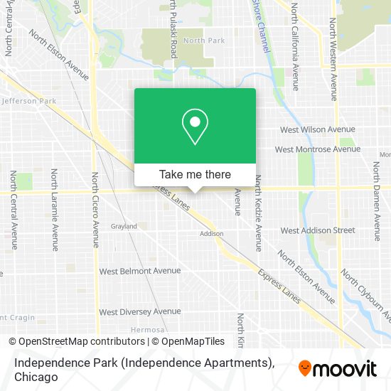 Independence Park (Independence Apartments) map