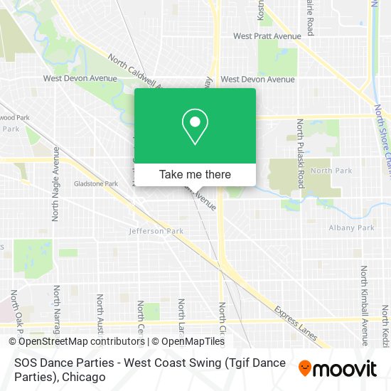 SOS Dance Parties - West Coast Swing (Tgif Dance Parties) map