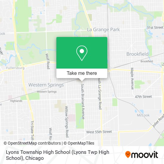 Mapa de Lyons Township High School