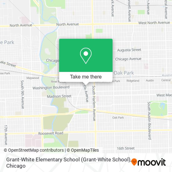 Grant-White Elementary School map