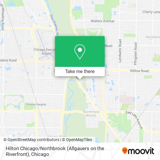 Hilton Chicago / Northbrook (Allgauers on the Riverfront) map