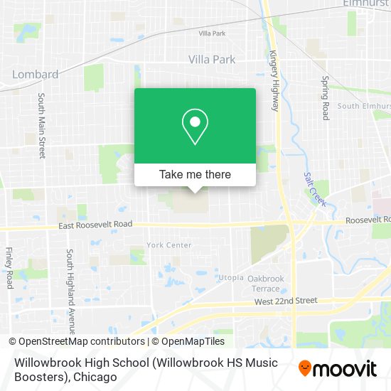 Mapa de Willowbrook High School (Willowbrook HS Music Boosters)