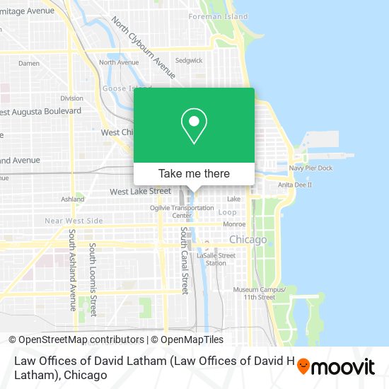 Law Offices of David Latham map