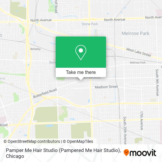 Mapa de Pamper Me Hair Studio