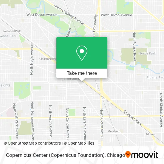 Copernicus Center (Copernicus Foundation) map