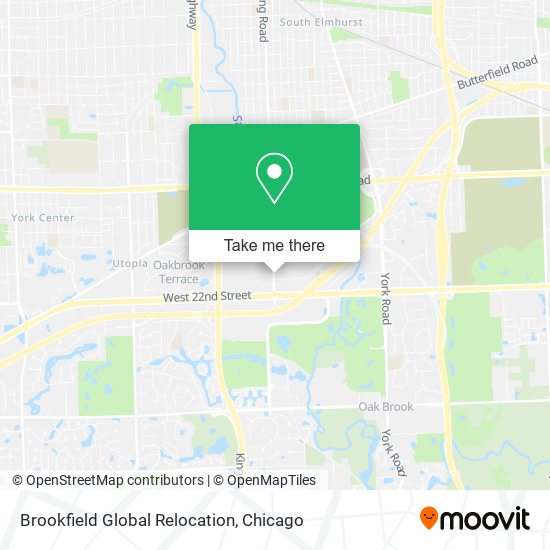 Brookfield Global Relocation map