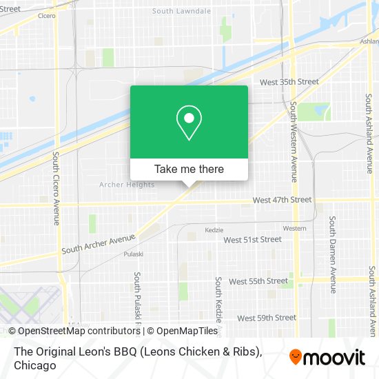 The Original Leon's BBQ (Leons Chicken & Ribs) map