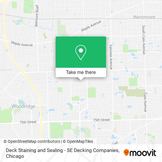 Deck Staining and Sealing - SE Decking Companies map