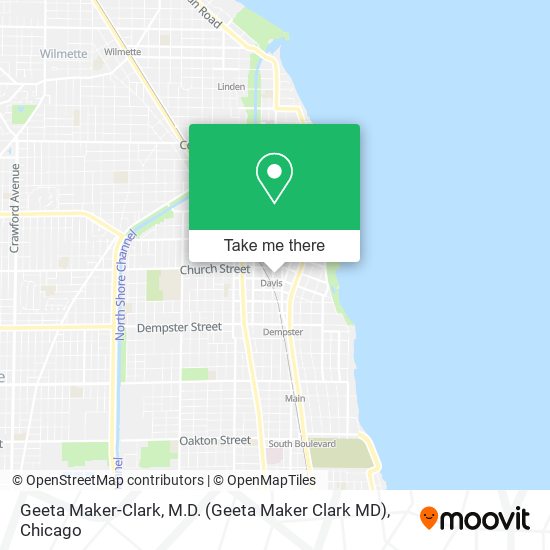 Geeta Maker-Clark, M.D. (Geeta Maker Clark MD) map