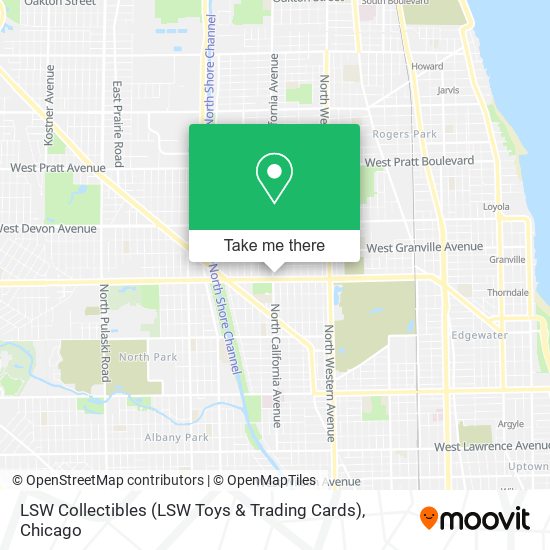Mapa de LSW Collectibles (LSW Toys & Trading Cards)