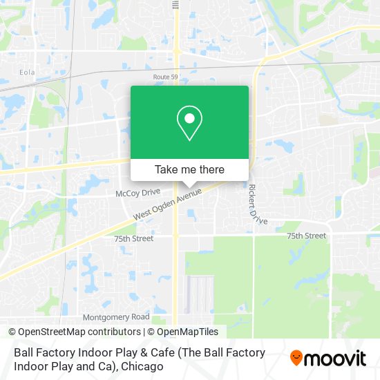 Mapa de Ball Factory Indoor Play & Cafe (The Ball Factory Indoor Play and Ca)