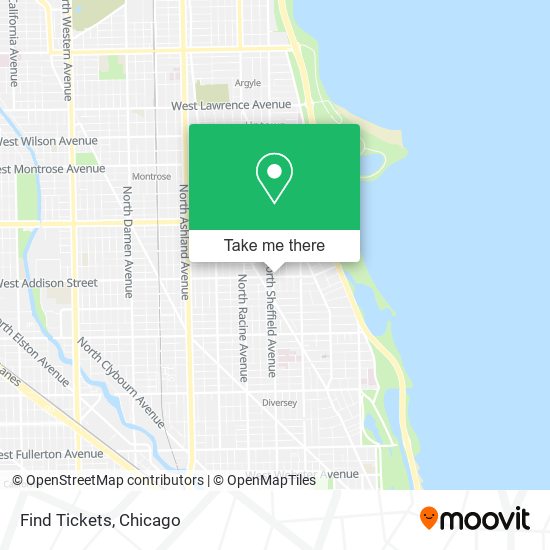 Find Tickets map