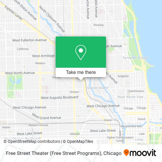 Mapa de Free Street Theater (Free Street Programs)