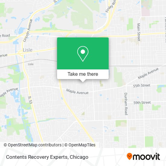 Contents Recovery Experts map