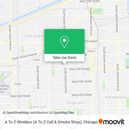 A To Z Wireless (A To Z Cell & Smoke Shop) map