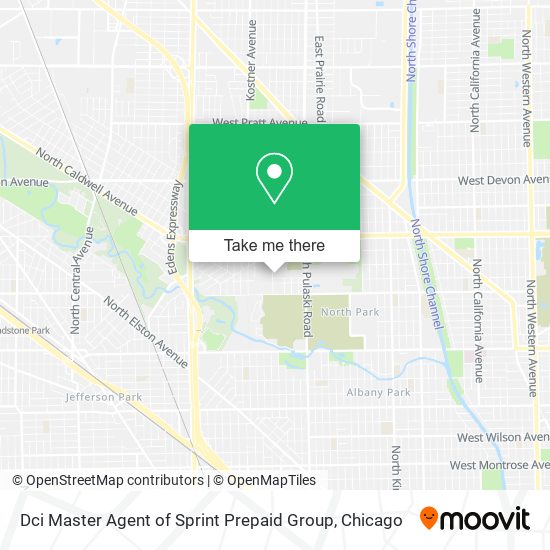 Dci Master Agent of Sprint Prepaid Group map