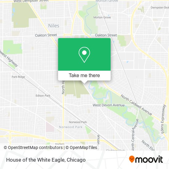 House of the White Eagle map