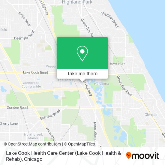 Mapa de Lake Cook Health Care Center (Lake Cook Health & Rehab)