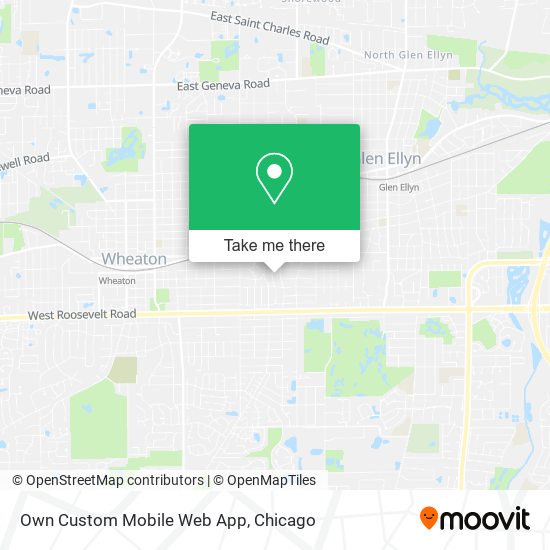 Own Custom Mobile Web App map