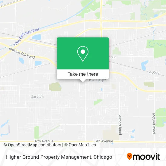 Higher Ground Property Management map