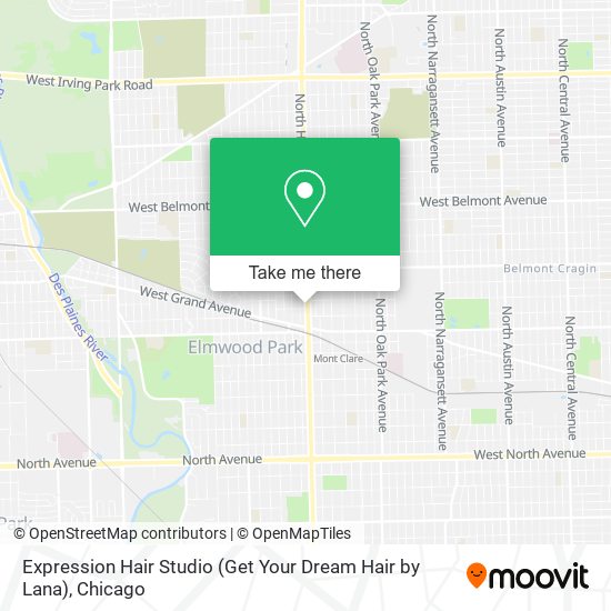 Mapa de Expression Hair Studio (Get Your Dream Hair by Lana)