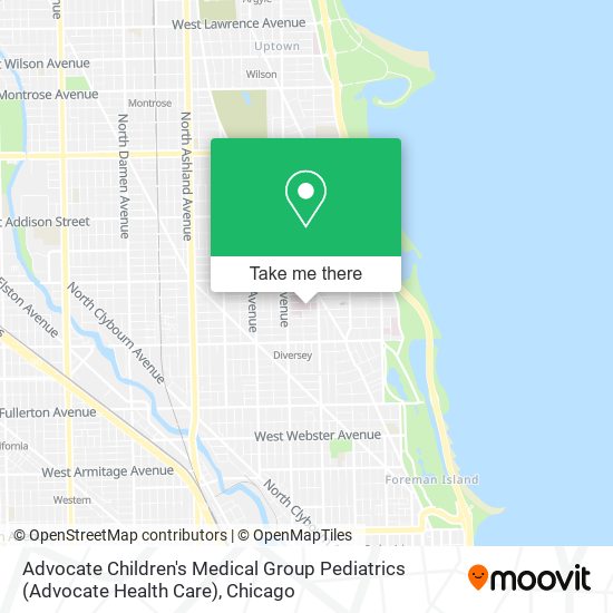 Advocate Children's Medical Group Pediatrics (Advocate Health Care) map