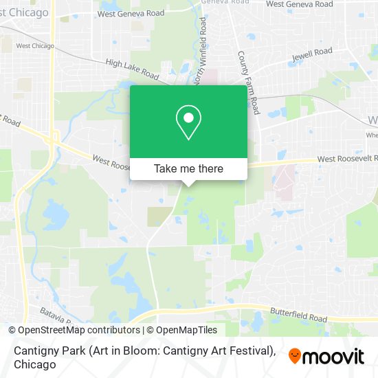 Cantigny Park (Art in Bloom: Cantigny Art Festival) map