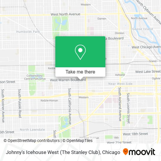 Mapa de Johnny's Icehouse West (The Stanley Club)