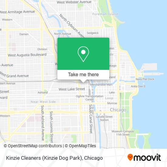 Mapa de Kinzie Cleaners (Kinzie Dog Park)