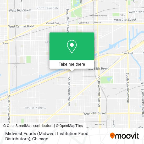 Midwest Foods (Midwest Institution Food Distributors) map