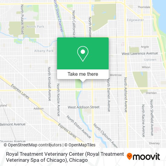Mapa de Royal Treatment Veterinary Center (Royal Treatment Veterinary Spa of Chicago)