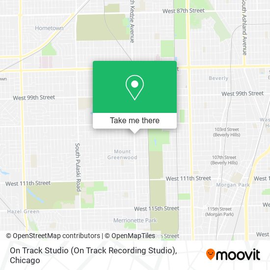 On Track Studio map