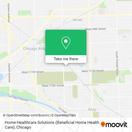 Home Healthcare Solutions (Beneficial Home Health Care) map