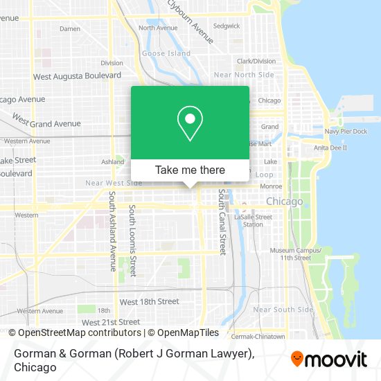 Mapa de Gorman & Gorman (Robert J Gorman Lawyer)