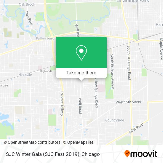 SJC Winter Gala (SJC Fest 2019) map