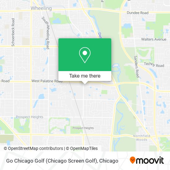 Go Chicago Golf (Chicago Screen Golf) map