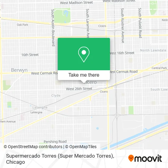 Mapa de Supermercado Torres (Super Mercado Torres)