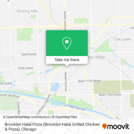 Mapa de Brooklyn Halal Pizza (Brooklyn Halal Grilled Chicken & Pizza)