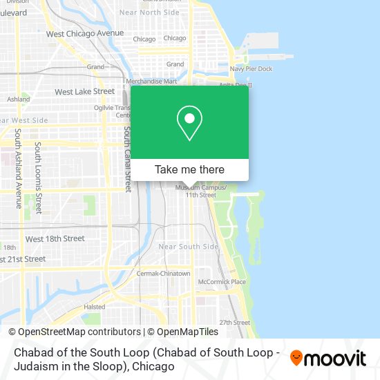 Chabad of the South Loop (Chabad of South Loop - Judaism in the Sloop) map