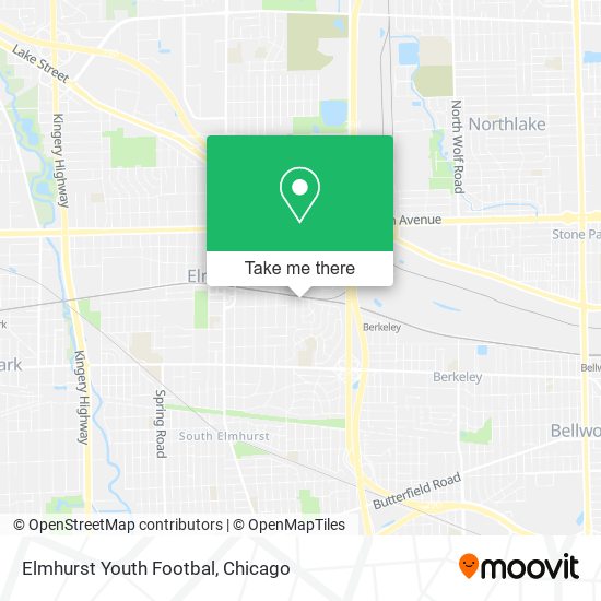Mapa de Elmhurst Youth Footbal
