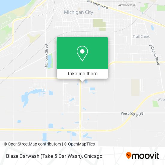 Blaze Carwash (Take 5 Car Wash) map