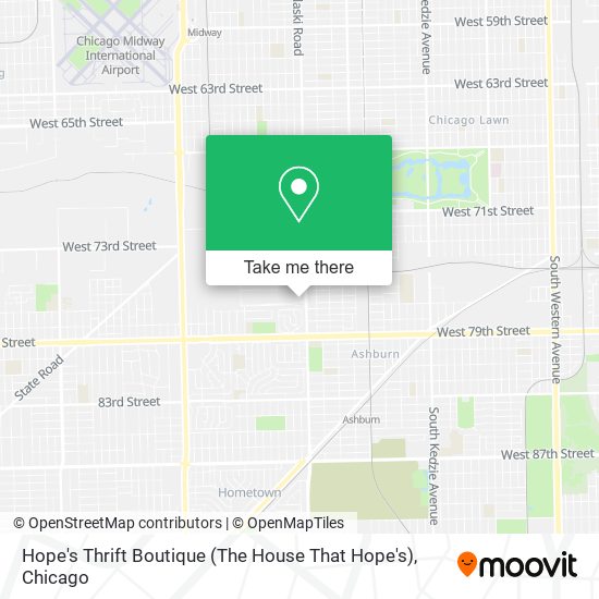 Hope's Thrift Boutique (The House That Hope's) map