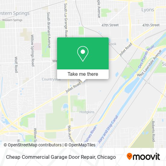 Cheap Commercial Garage Door Repair map