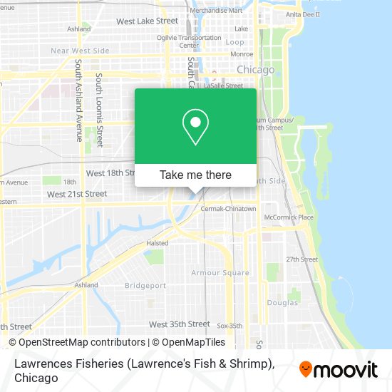 Mapa de Lawrences Fisheries (Lawrence's Fish & Shrimp)
